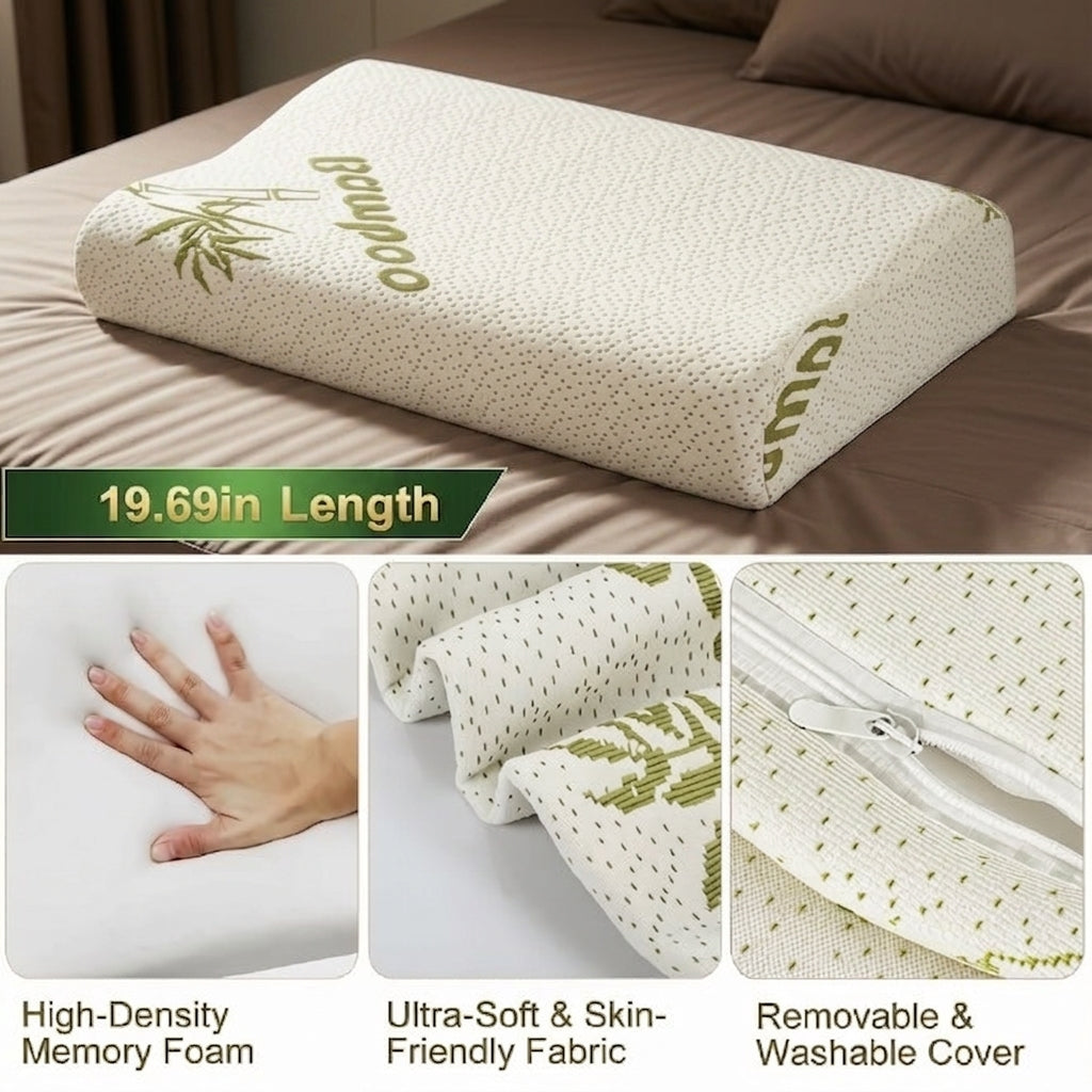 Bamboo Memory Foam Pillow